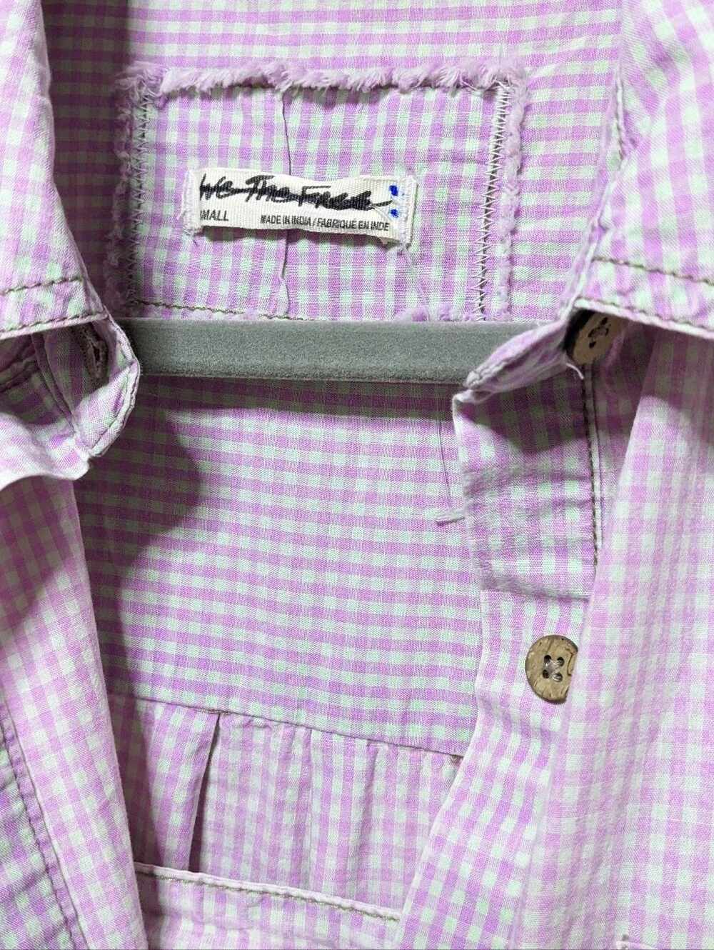 FP We The Free Game Set Match Button Front & Crop Top